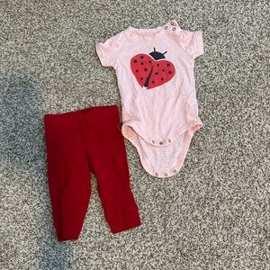 Primary ladybug two piece set